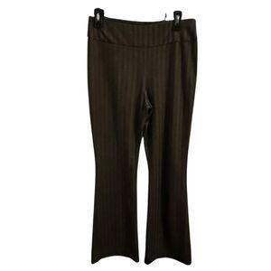 New York & Company Dark Brown Flare Pants